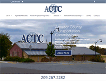 Tablet Screenshot of actc-amador.org